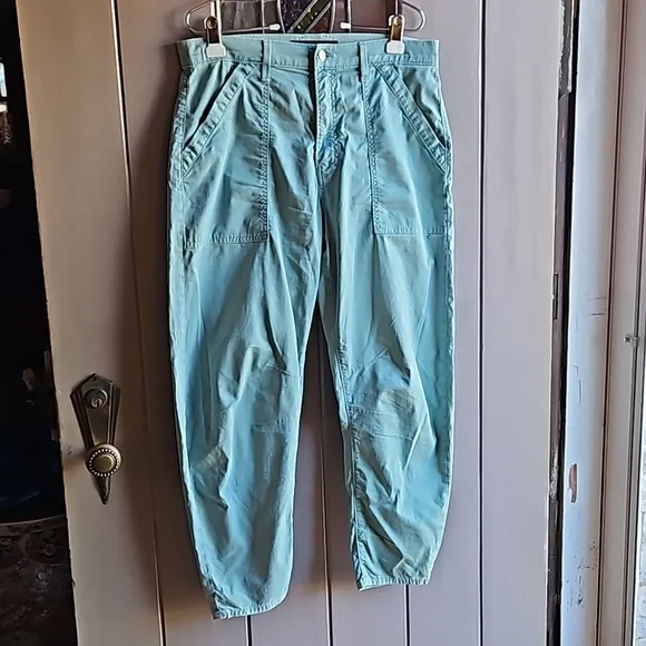 Veronica Beard Charlie Barrel Leg High Rise Pants - Picture 4 of 11